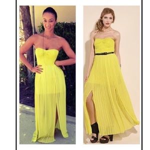 Urban Outfitters/Silence + Noise green maxi dress